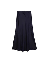 Luna Satin Fishtail Skirt