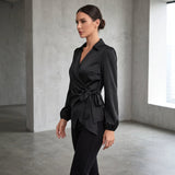 Celeste Tie-Waist Blouse