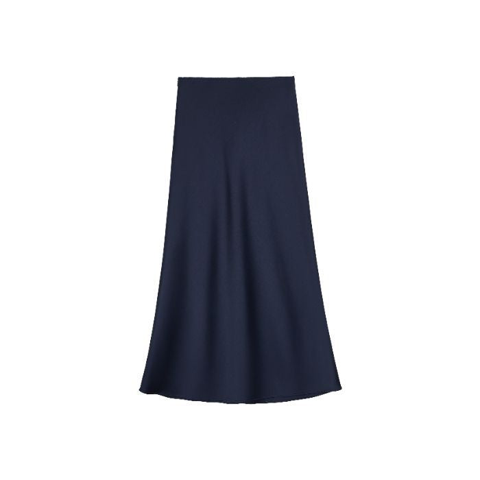 Luna Satin Fishtail Skirt