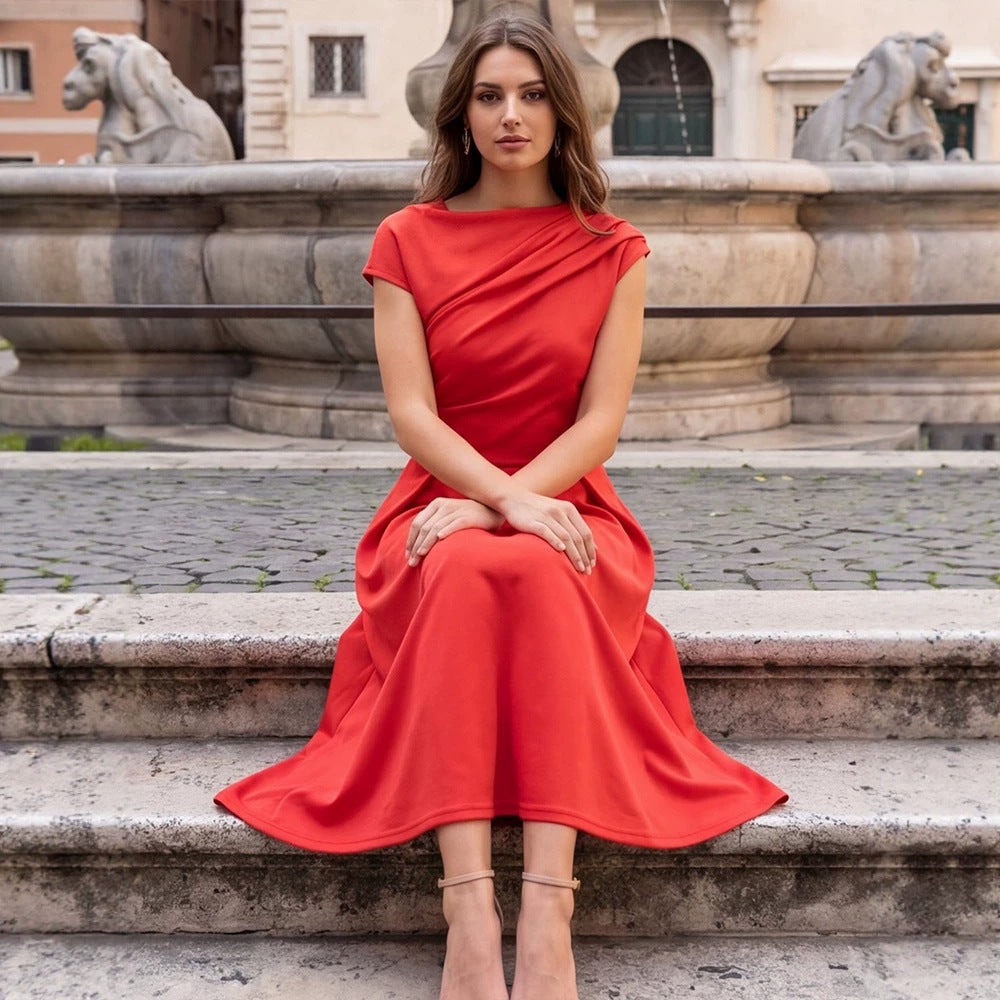 Aria Sculpted Midi Dress