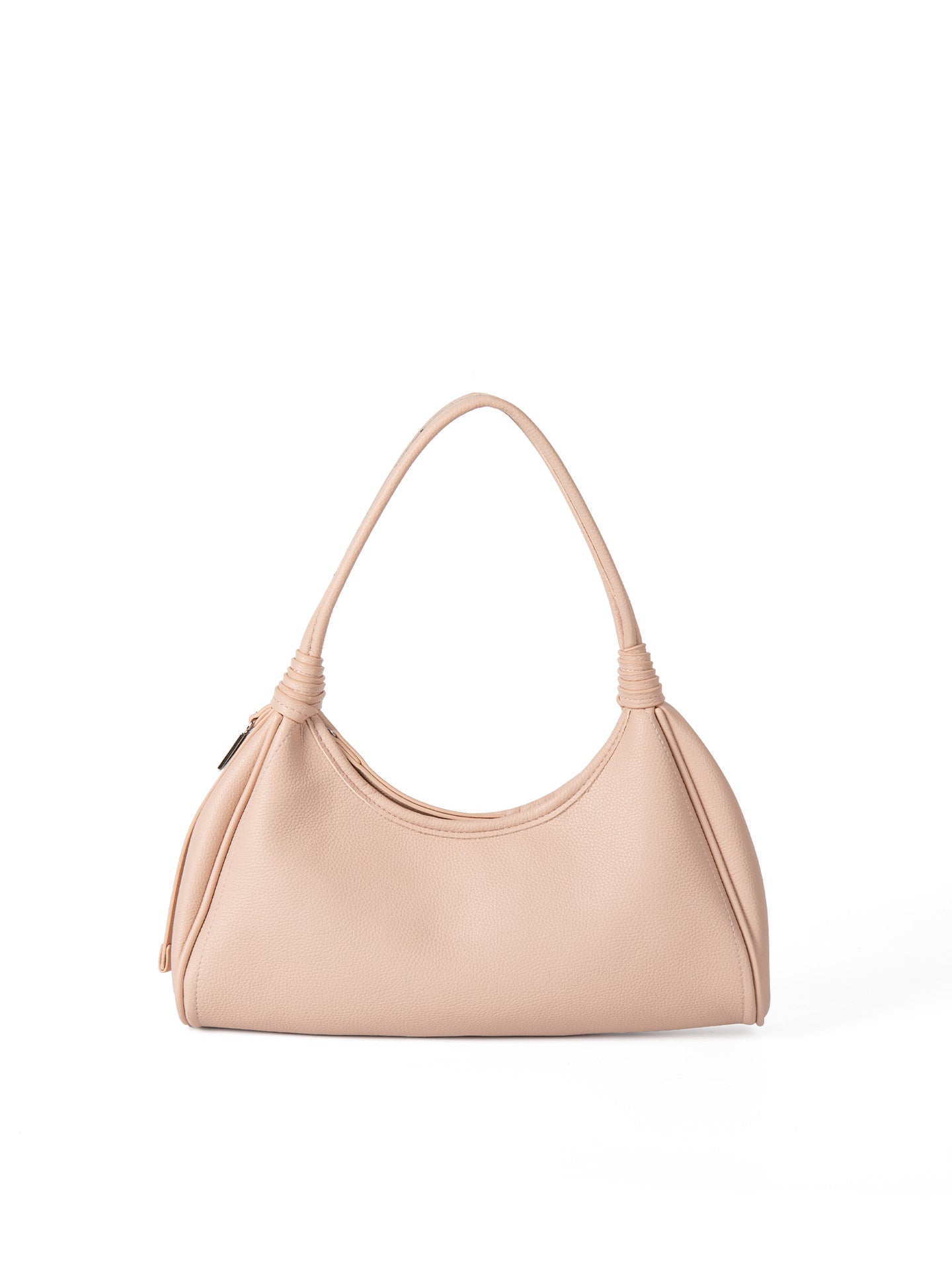 Lychee Pattern Soft Leather Handbag