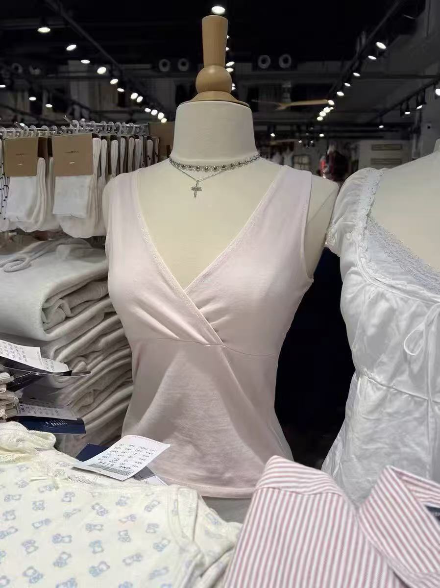Womens Slim Fit V-Neck Camisole Top