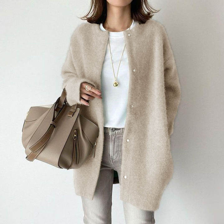 Elara Soft-Knit Longline Jacket