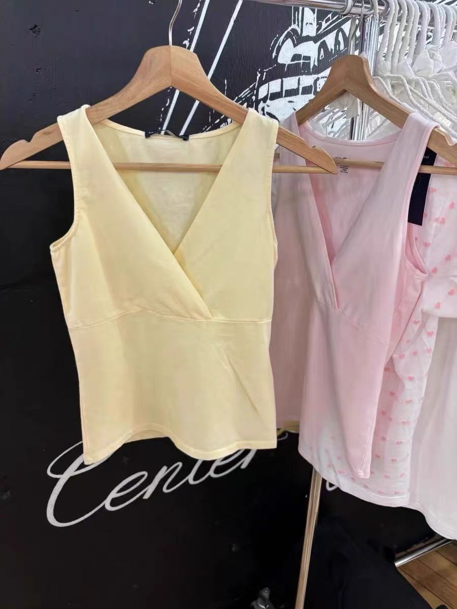 Womens Slim Fit V-Neck Camisole Top