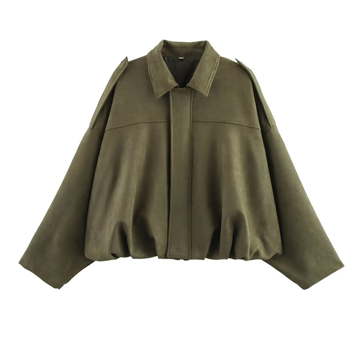 Sienna Relaxed Suede-Style Jacket