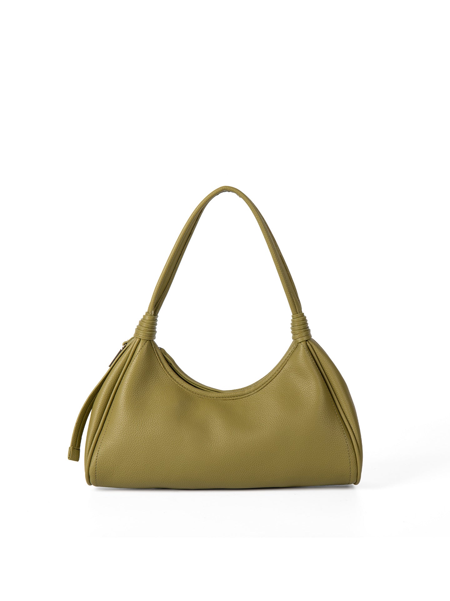 Lychee Pattern Soft Leather Handbag