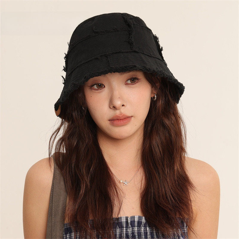 Women's Wide Brim Bucket Hat