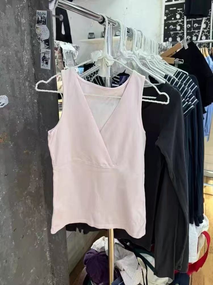 Womens Slim Fit V-Neck Camisole Top