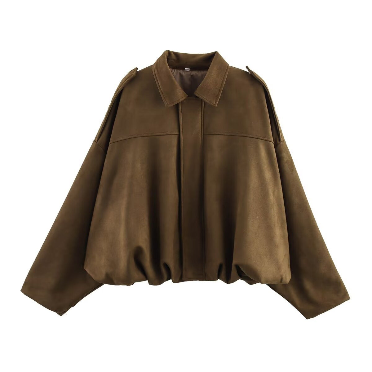 Sienna Relaxed Suede-Style Jacket