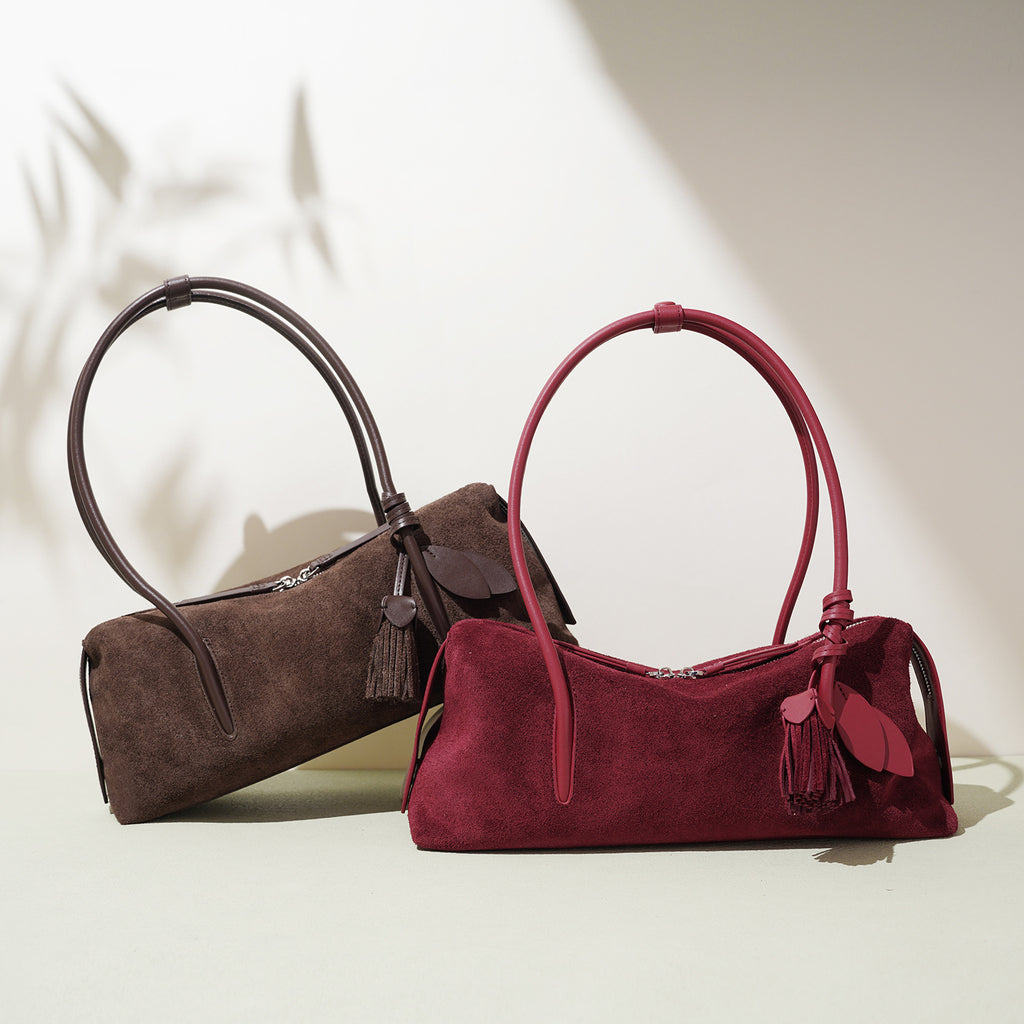 Genuine Leather Matte Tote Bag