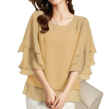 Loose Casual Chiffon Shirt