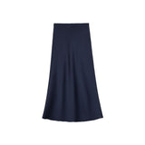 Luna Satin Fishtail Skirt