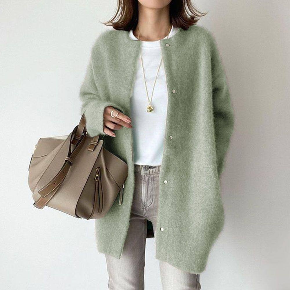 Elara Soft-Knit Longline Jacket