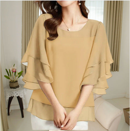 Loose Casual Chiffon Shirt