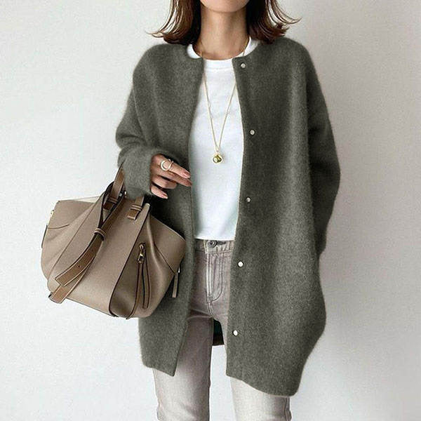 Elara Soft-Knit Longline Jacket