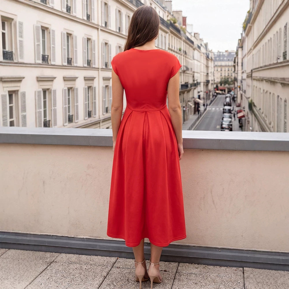 Aria Sculpted Midi Dress