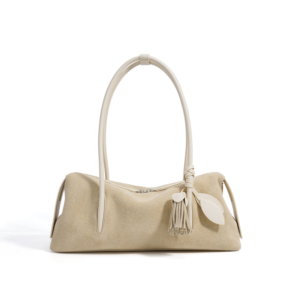 Genuine Leather Matte Tote Bag