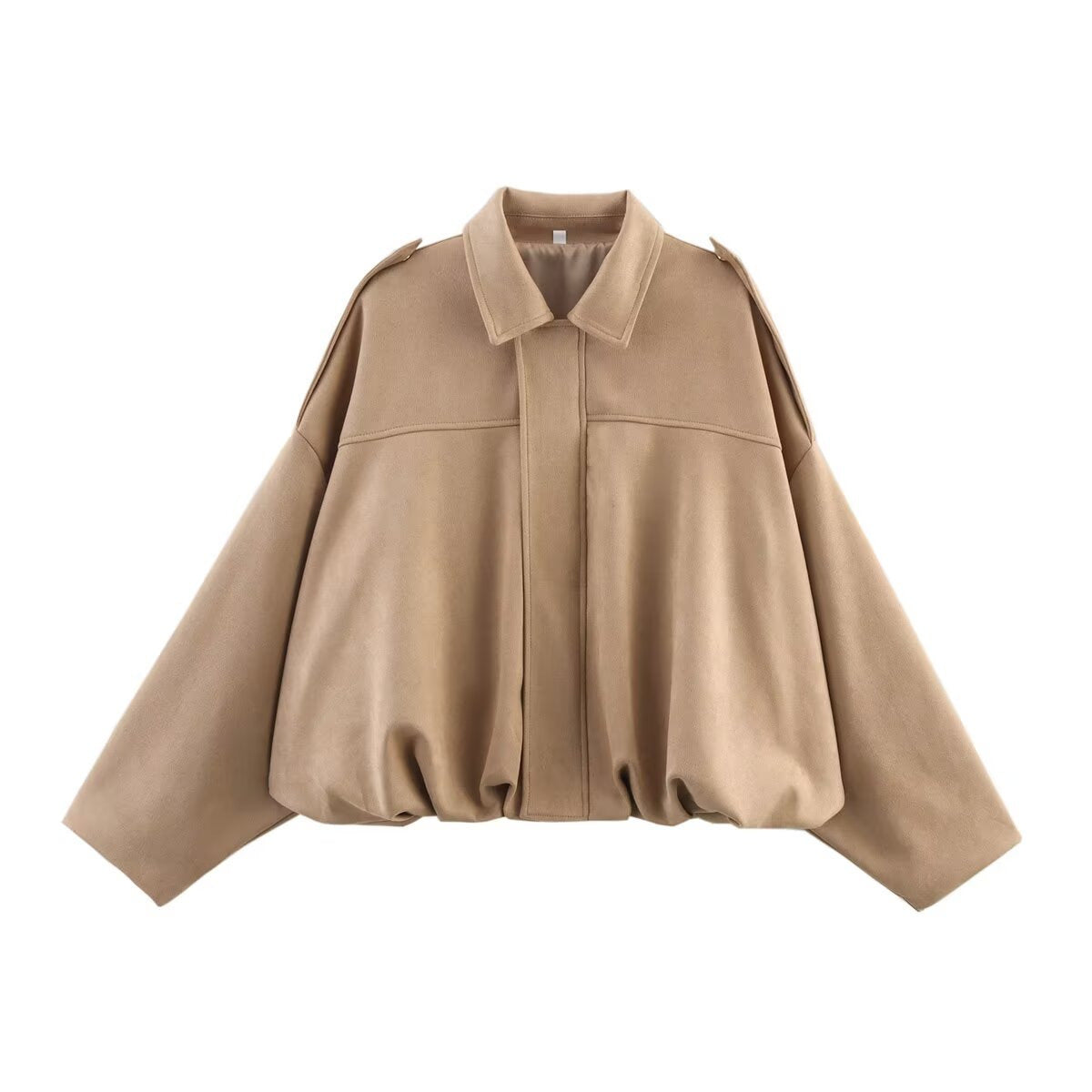 Sienna Relaxed Suede-Style Jacket