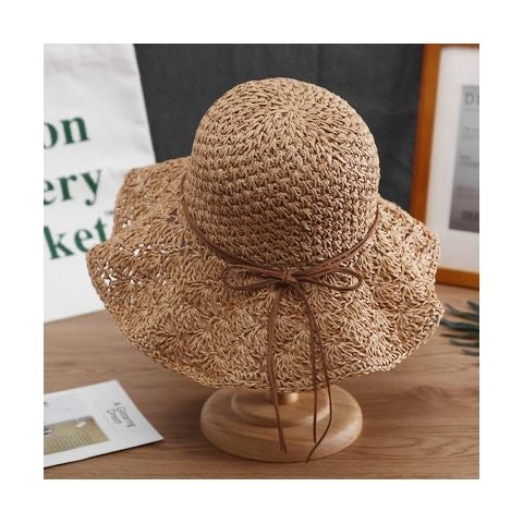 Wide Brim Straw Summer Hat