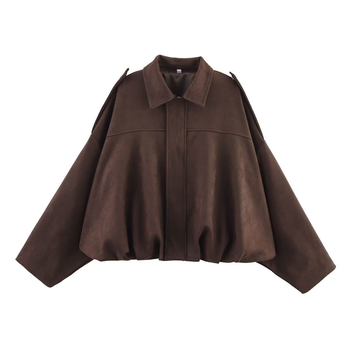 Sienna Relaxed Suede-Style Jacket