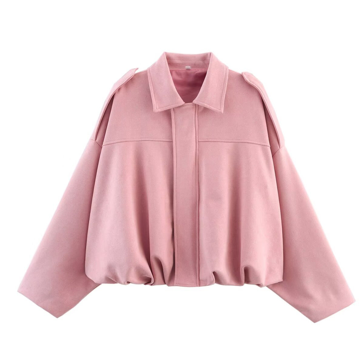 Sienna Relaxed Suede-Style Jacket
