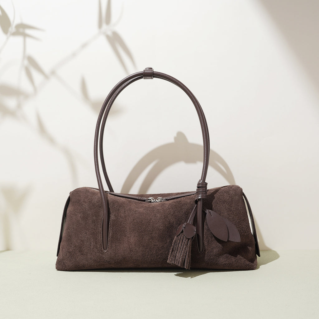 Genuine Leather Matte Tote Bag