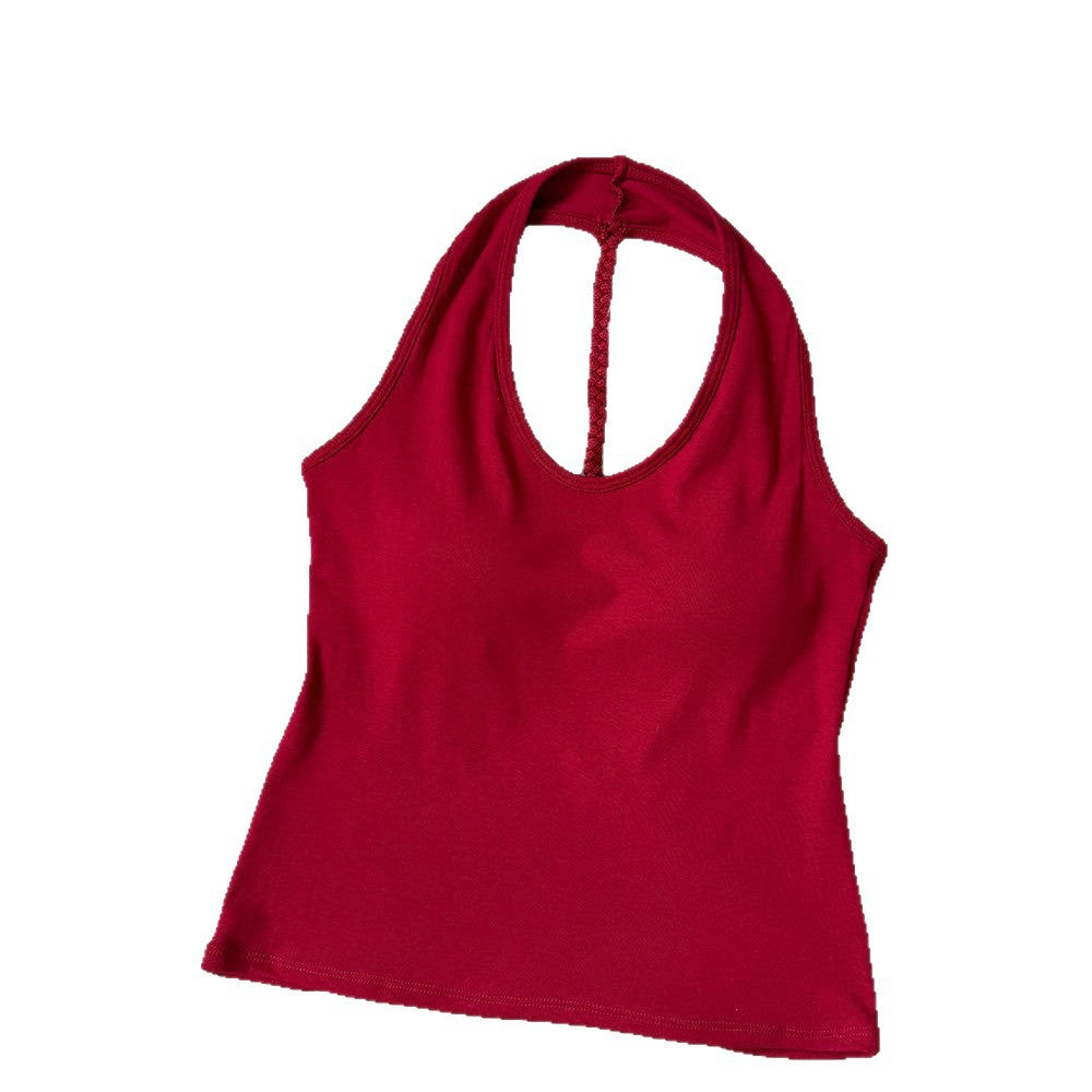 Womens Backless Halter Bodycon Dress