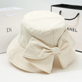 Bow Detail Bucket Hat Sun Protection