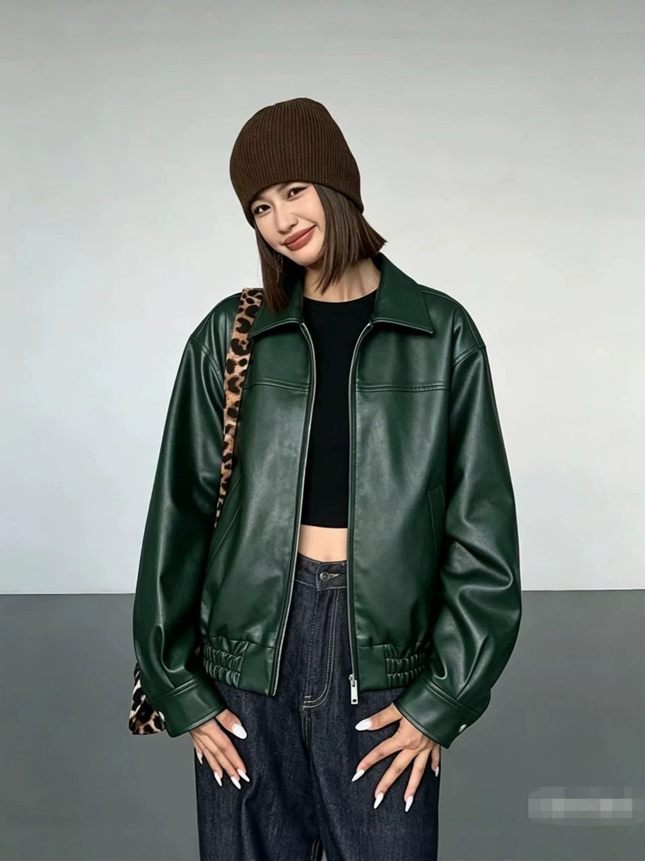 Vera Vintage Faux Leather Jacket